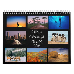 Calendario maravilloso del mundo 2012
