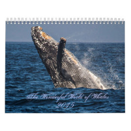 Calendario Maravilloso Mundo de las Ballenas 2015 Calender