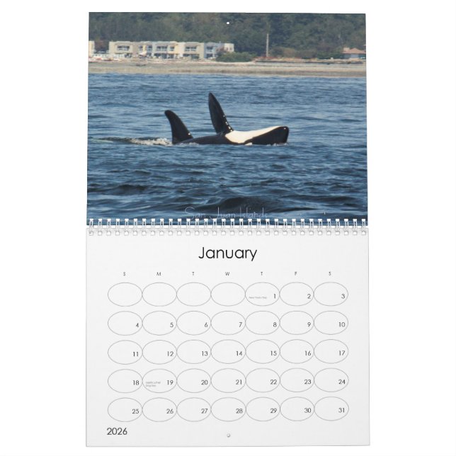 Calendario Maravilloso Mundo de las Ballenas 2015 Calender (Jan 2026)