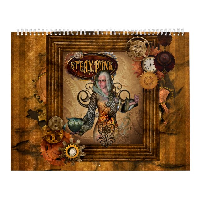Calendario Maravillosos diseños de steampunk (Tapa)