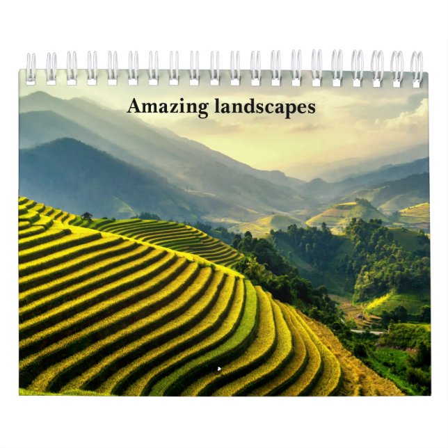 Calendario Maravillosos paisajes (Tapa)