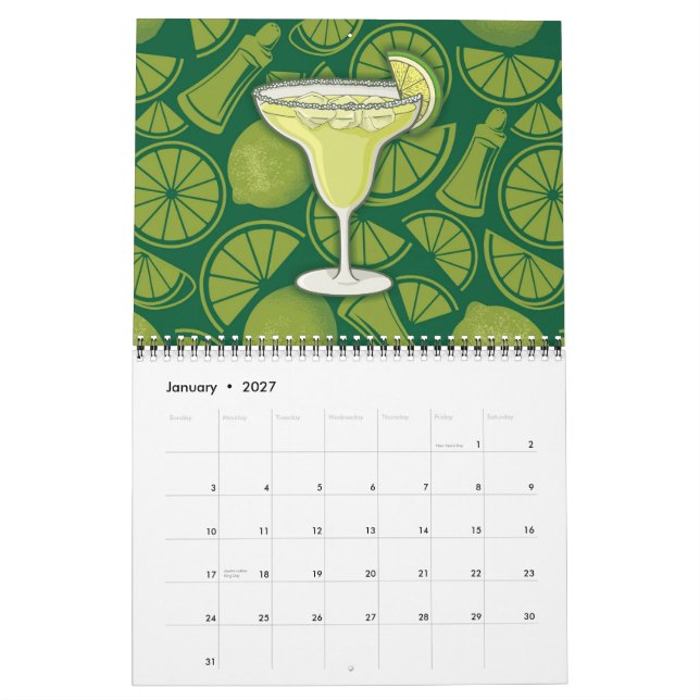 Calendario Margarita (Jan 2027)