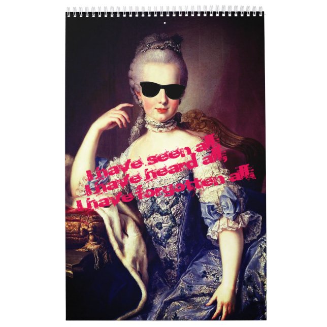 Calendario Marie Antoinette - Madame De Pompadour Quotes (Tapa)