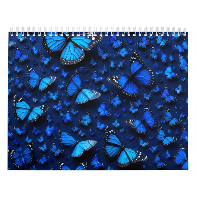 Calendario mariposa azul (Tapa)