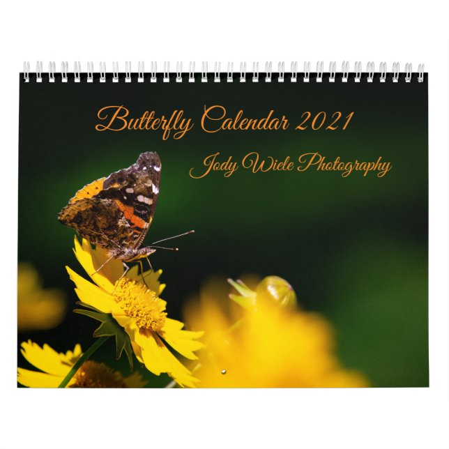 Calendario mariposa de Jody Wiele Photography (Tapa)