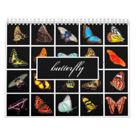Calendario Mariposa moderna de fotografía