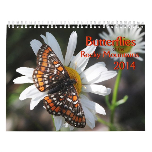 Calendario Mariposas de las montañas rocosas 2014 (Tapa)