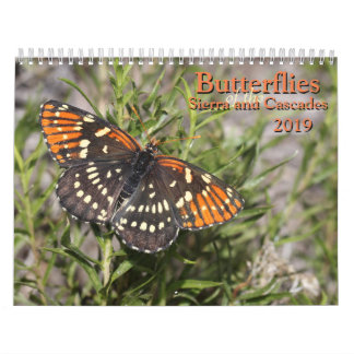 Calendario Mariposas de Sierra y de las cascadas