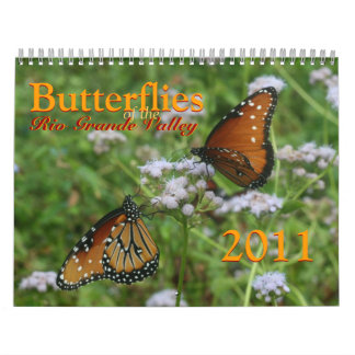Calendario Mariposas del valle del Río Grande