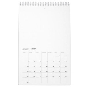 Calendario Mármol Blanco 