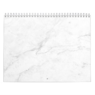 Calendario Mármol Blanco