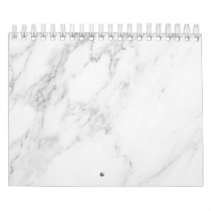 Calendario Mármol Blanco