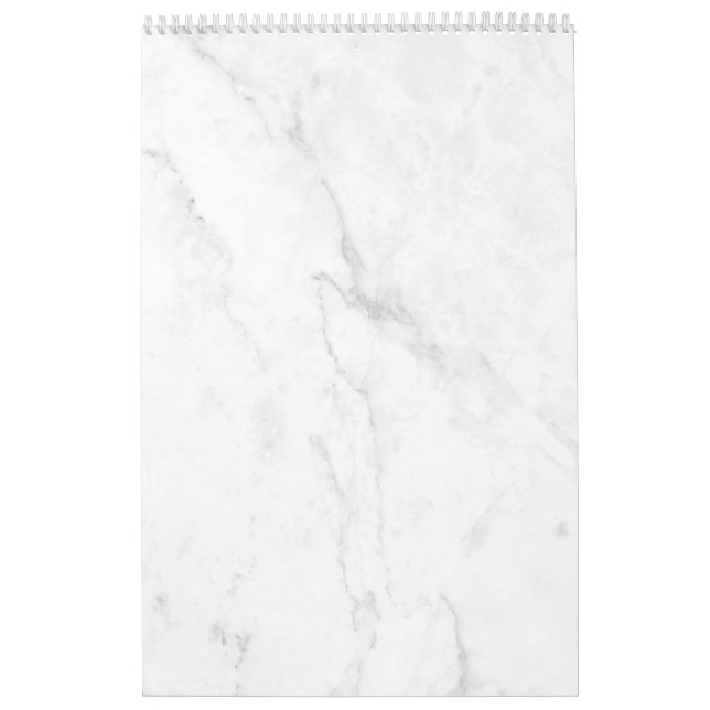 Calendario Mármol Blanco (Tapa)