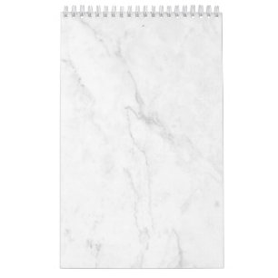 Calendario Mármol Blanco