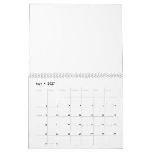 Calendario Mármol Blanco