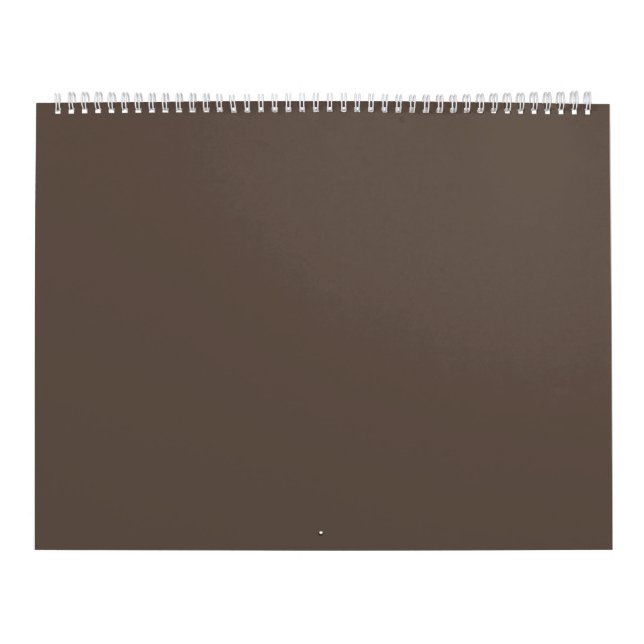 Calendario Marrón #5E4E44, Hígado (Tapa)
