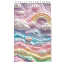 calendario marshmallow rainbow