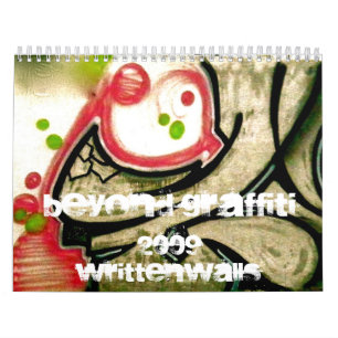 Calendario Más allá de la pintada 2009 - paredes escritas