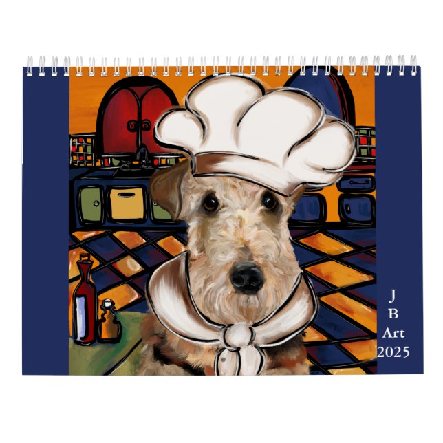 CALENDARIO MASCOTA DE CHEF ART CALENDAR (Reverso)