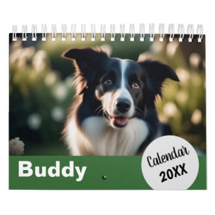 Calendario Mascota de fotos de perros personalizado cree su p