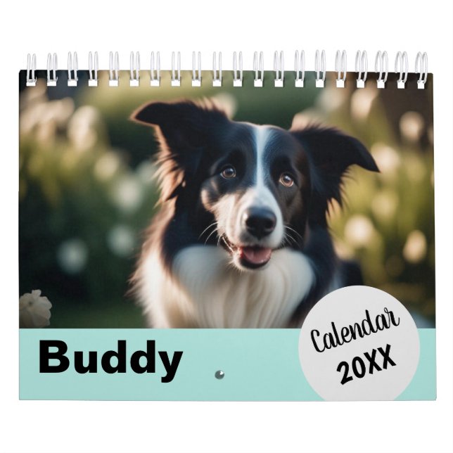 Calendario Mascota de fotos de perros personalizado cree su p (Tapa)
