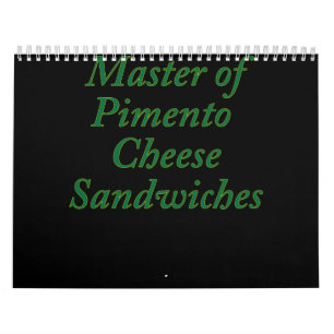 Calendario Master Of Pimento Cheese Sandwiches Funny Golf