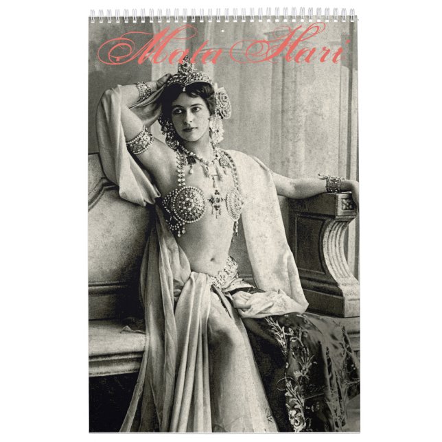 Calendario Mata Hari – Vintage  (Tapa)