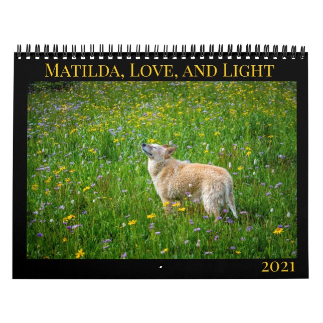 Calendario Matilda, Amor y Luz 2021 (Tapa)