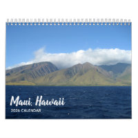 Maui Hawaii Hermosa Fotografía de Playa 2026 Muro