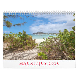Calendario Mauritius 2026 calendar
