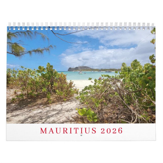 Calendario Mauritius 2026 calendar (Tapa)