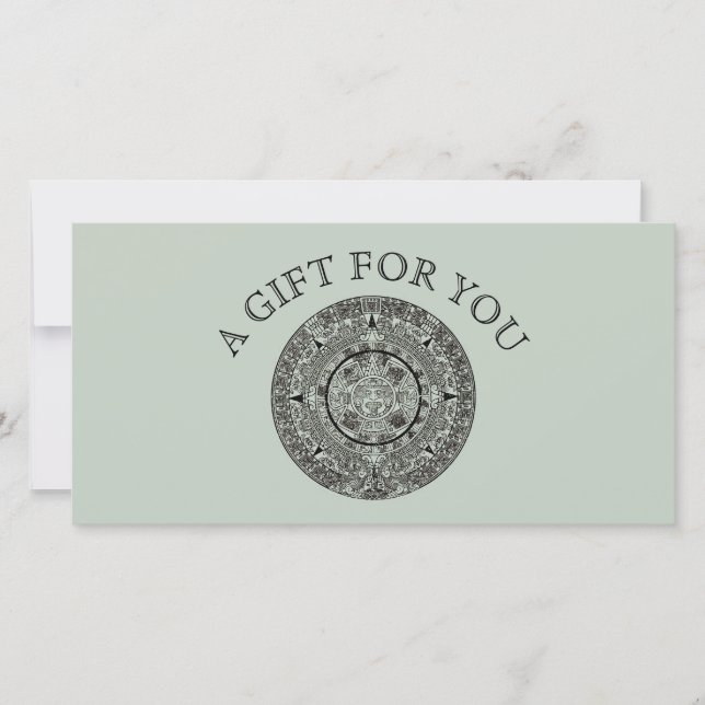 Calendario maya 1 azteca mexicano de soles aztecos (Anverso)