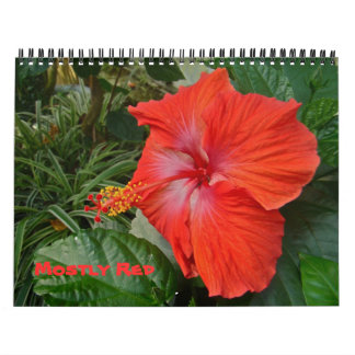 Calendario - Mayormente Rojo