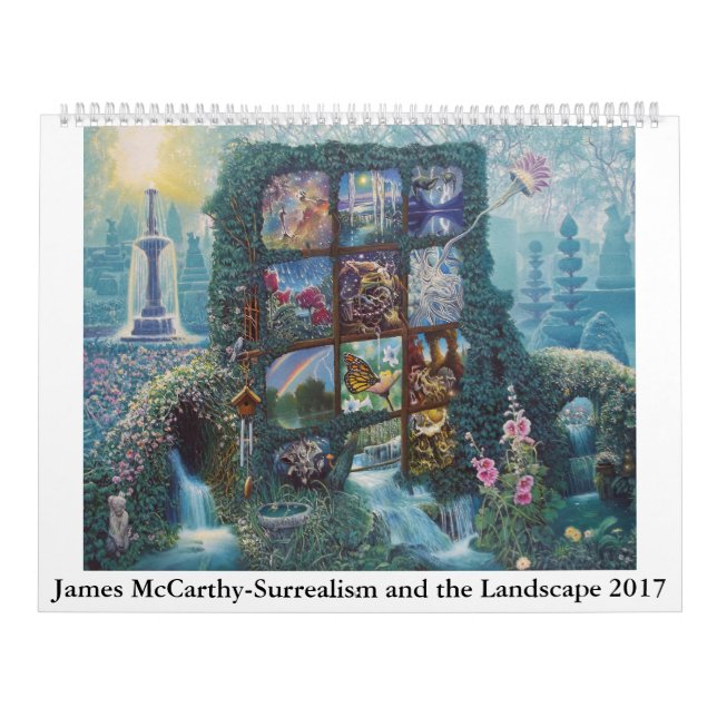 Calendario McCarthy-Surrealismo y el paisaje 2017 de James (Tapa)