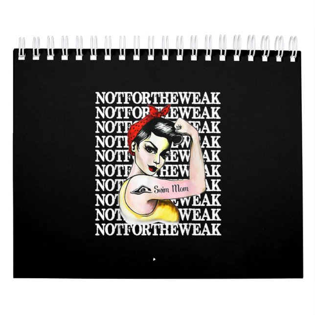 Calendario Me Encanta Nadar - Mamá No Es Débil (Tapa)