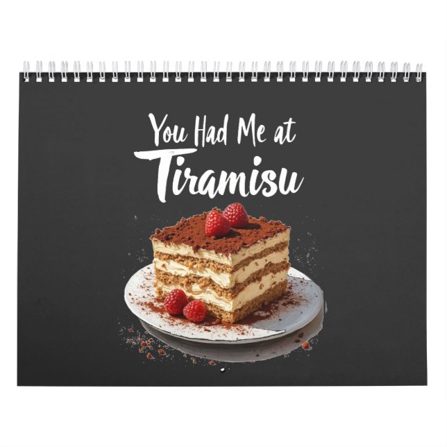 Calendario Me tenías en Tiramisu - Impresión de comida divert (Tapa)
