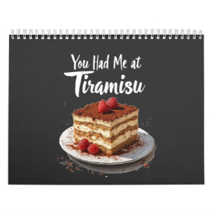 Calendario Me tenías en Tiramisu - Impresión de comida divert