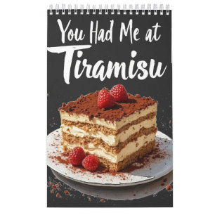 Calendario Me tenías en Tiramisu - Impresión de comida divert