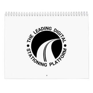 Calendario medio de dos páginas, blanco