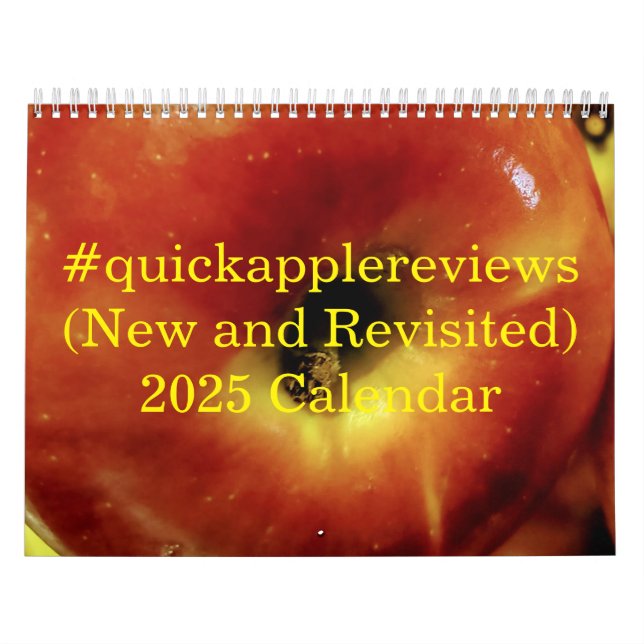 Calendario medio de dos páginas, blanco (Tapa)