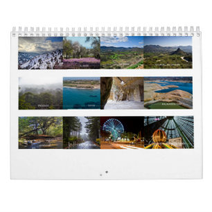 Calendario medio de dos páginas de Chipre, Blanco
