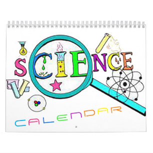 Calendario medio de la ciencia 12 meses/dos página