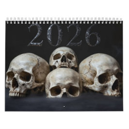 Calendario Medium 2026 Skull Art Calendar