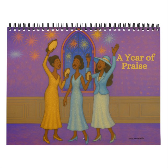 Calendario Medium African American Praise Calendar (Tapa)