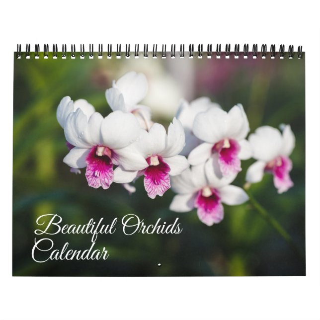 Calendario Medium Size Orchids Calendar (Tapa)
