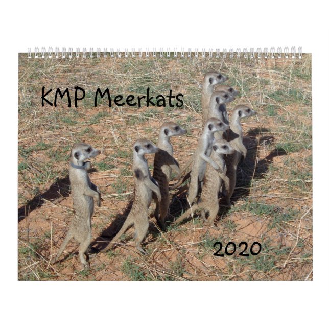 Calendario Meerkats del KMP - 2020 (Tapa)
