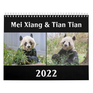 Calendario Mei Xiang y Tian Tian 2022