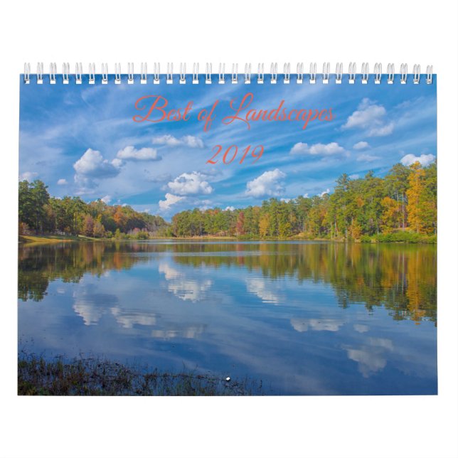 Calendario Mejor de los paisajes 2019 (Tapa)
