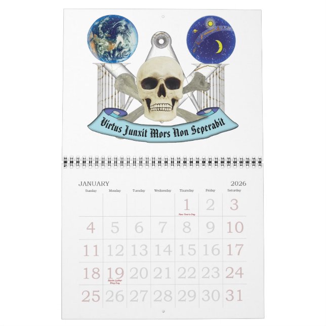 Calendario Mejorar el bienestar de los hombres (Jan 2026)