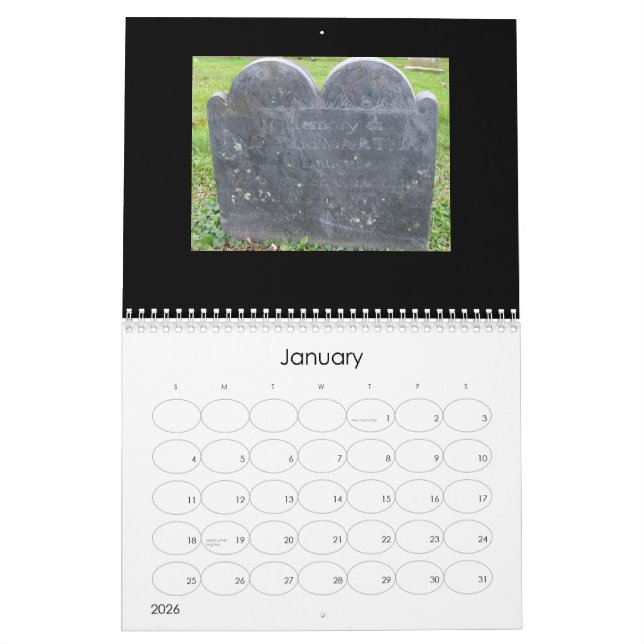Calendario Memento Mori (Jan 2026)